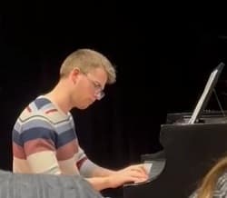 Performed One Summers Day on piano